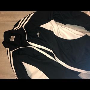 Adidas windbreaker jacket size YOUTH XL, ADULT S